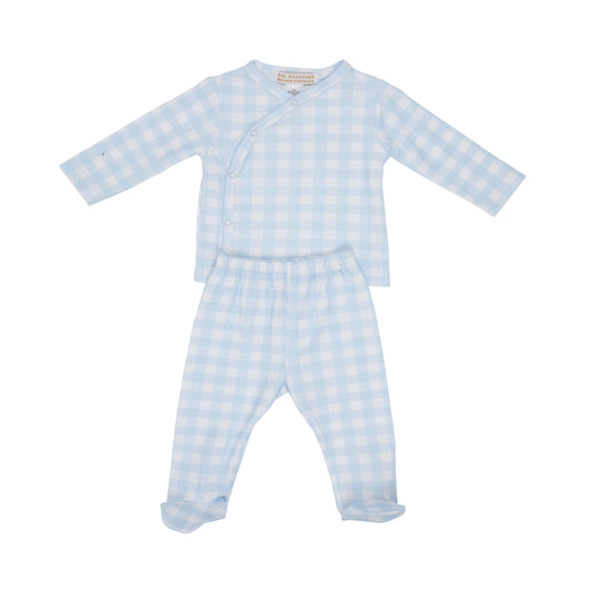 Cameron Cross-front Set- Buckhead Blue Gingham