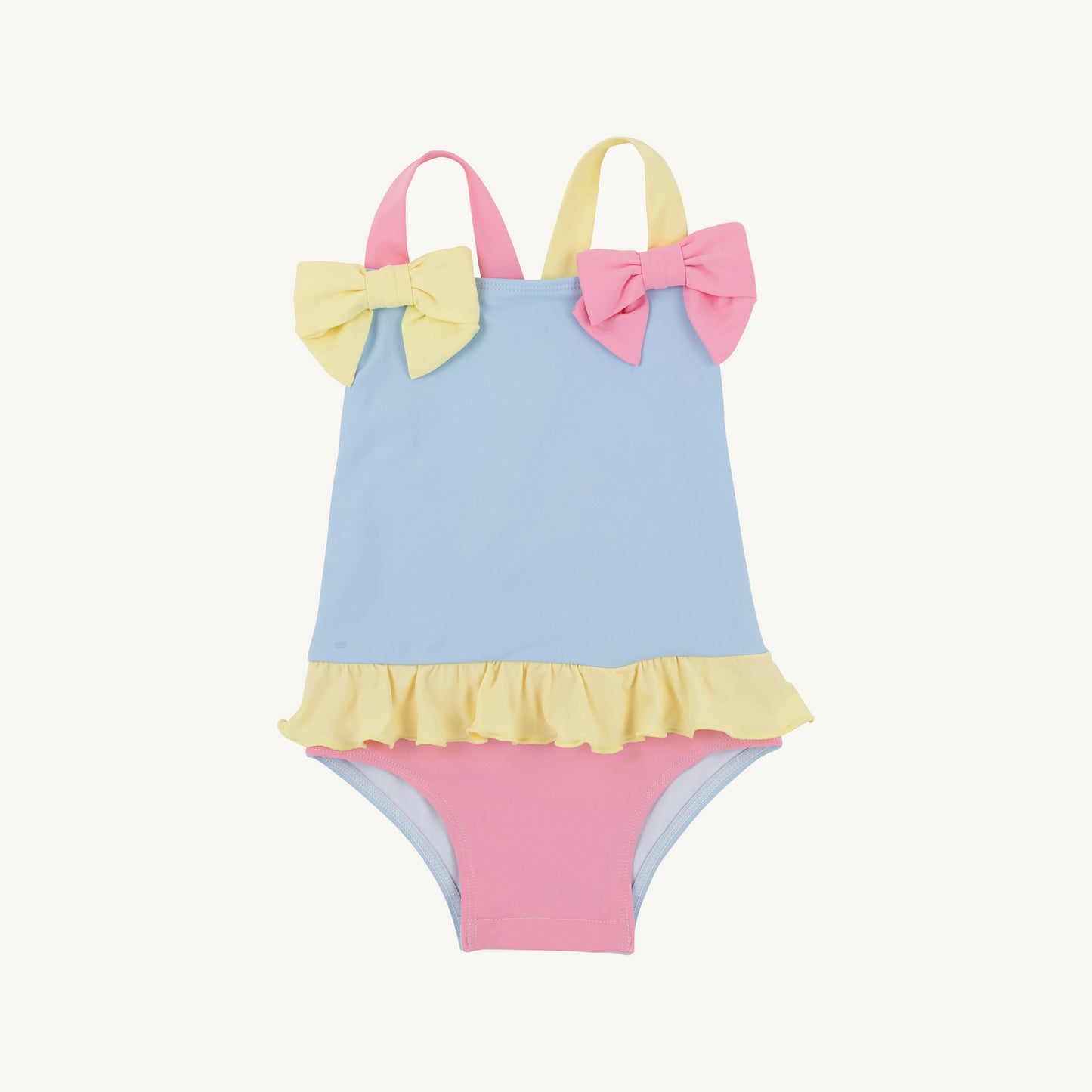 Taylor Bay Bathing Suit- Pink/Lake Worth Yellow