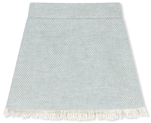 Kensington Fringe Skirt - River Tweed