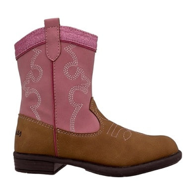 Dallas- Pink/Brown Boot