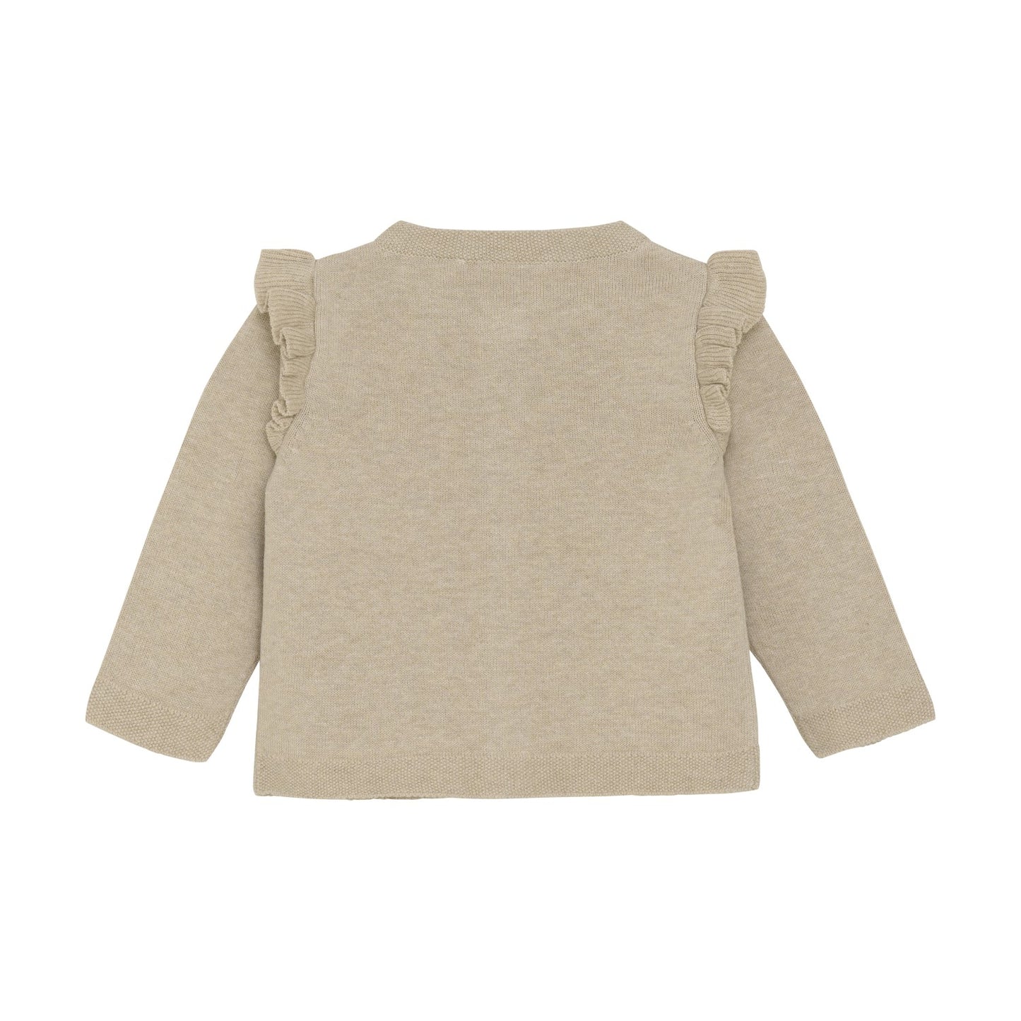 Baby Cardigan - Floral Beige Melange