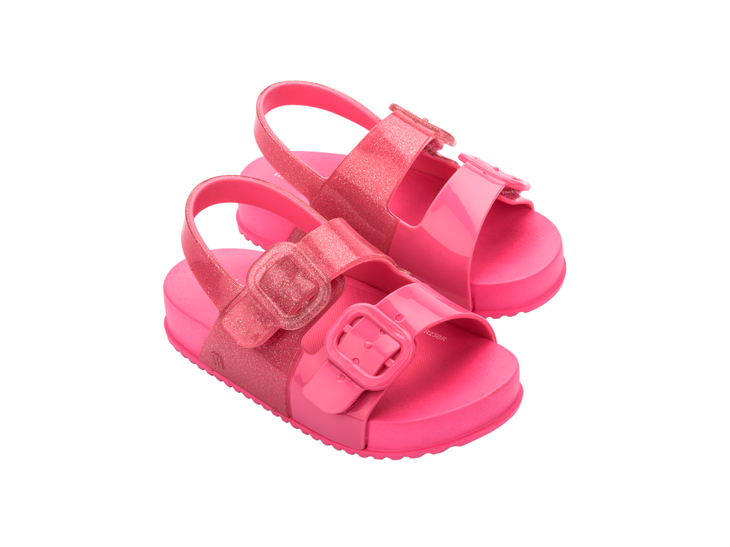 Baby Cozy Sandal -Pink Glitter