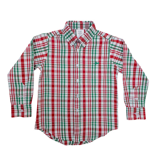 Carter Oxford Shirt - Sleigh Plaid