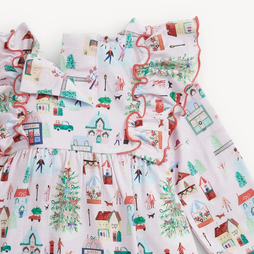 Winter Village Modal L/S Dress w/ Legging