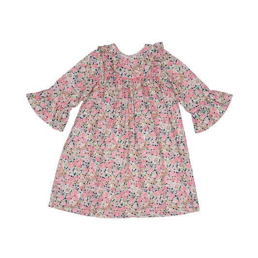 Sydney Dress - Navy Pink Floral