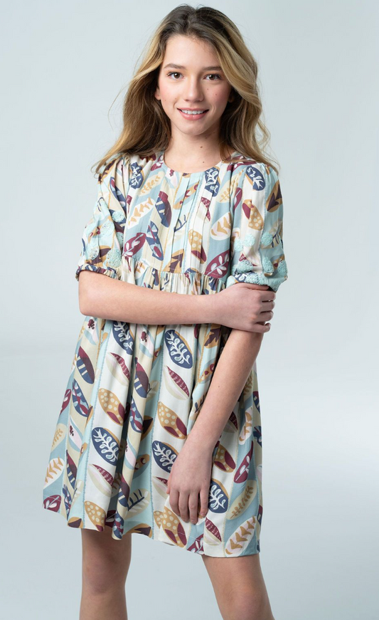 Eva Dress- Falling Leaves
