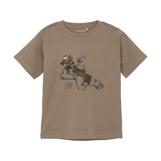 Chill Out Time Shirt - Taupe Gray