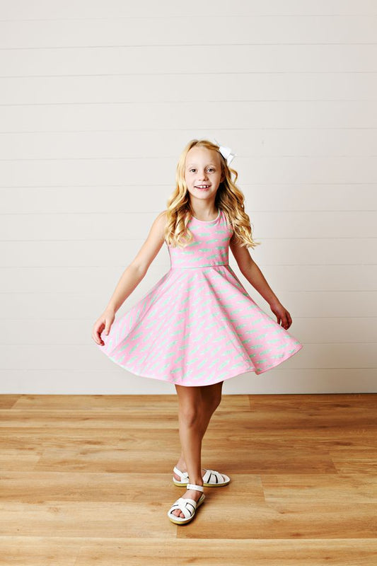 Alligator Flair Dress