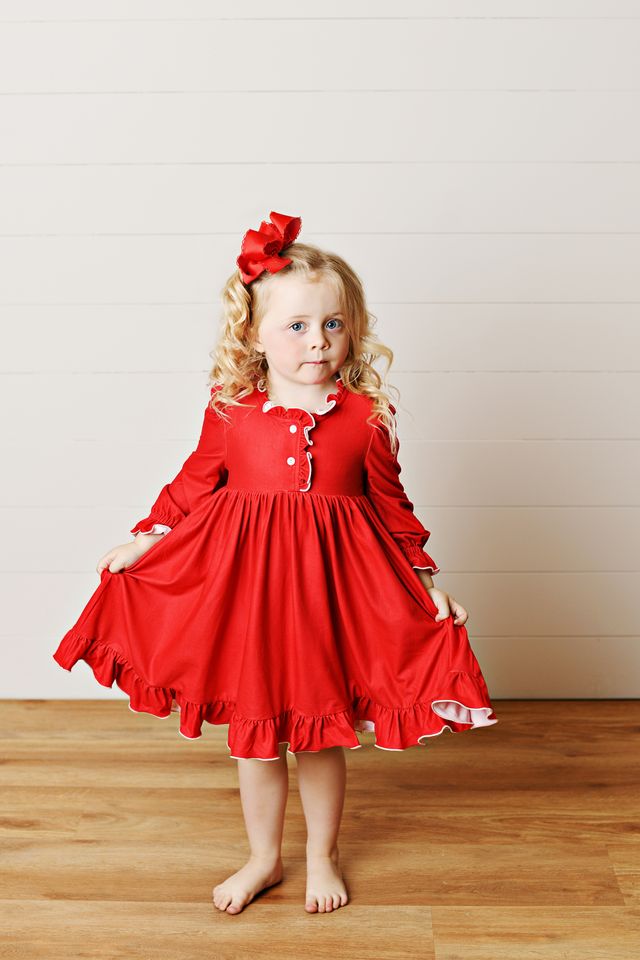 Play Dress- Red Twirl