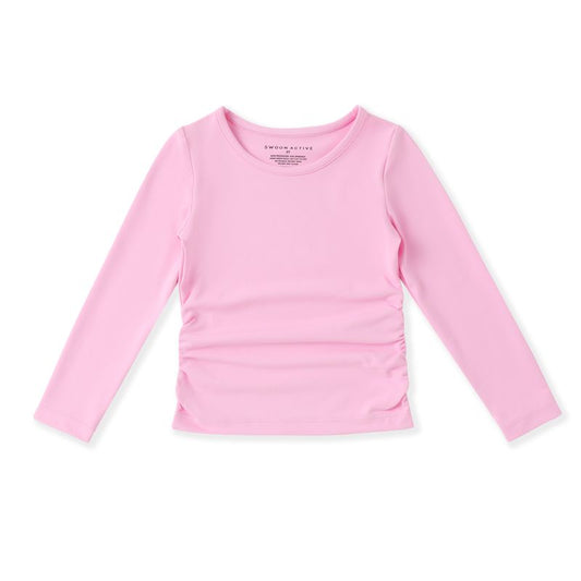Bubblegum Pink Ruched Top