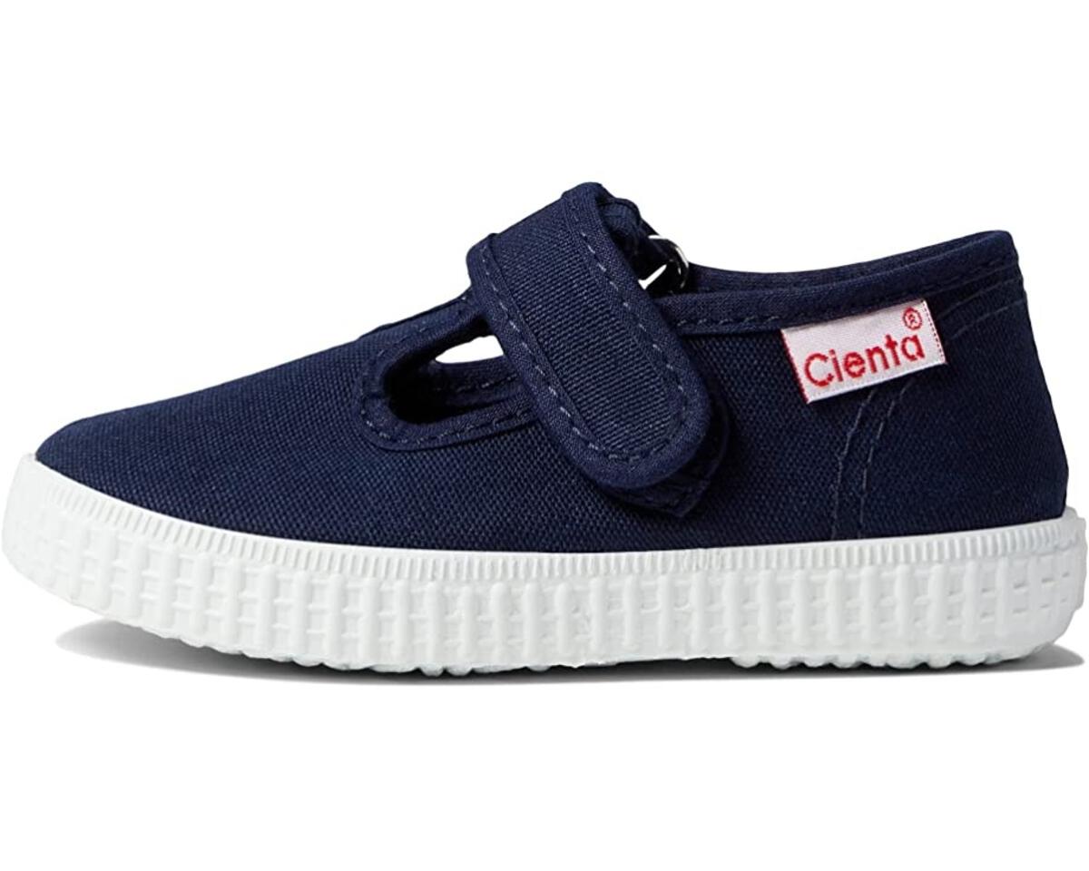 Navy T-Strap Velcro