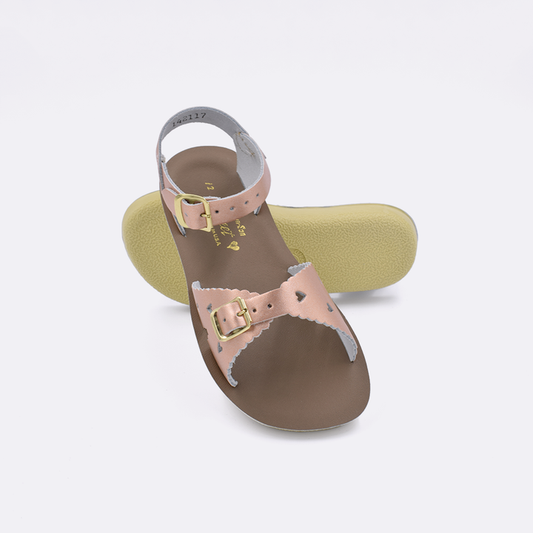 Sweetheart Rose Gold Sandal