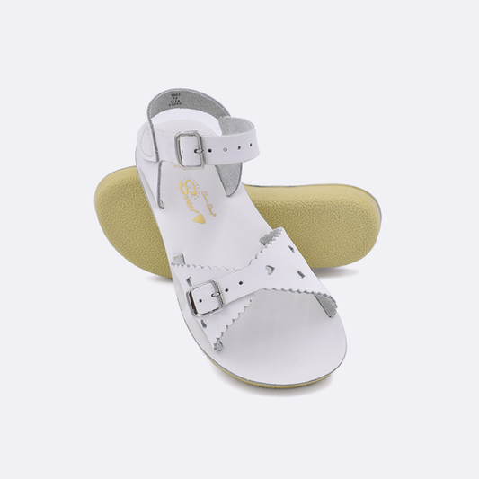 Sweetheart White Sandal