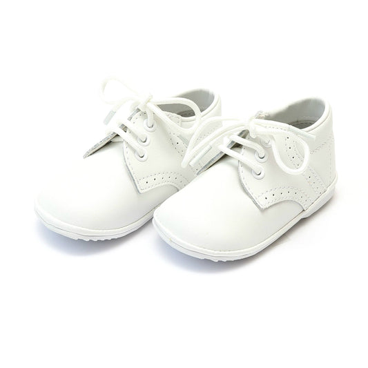 James Lace Up White