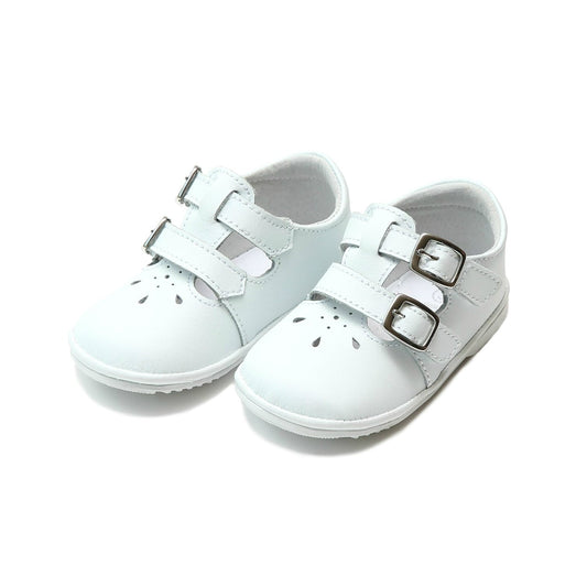 Hattie Double Strap White