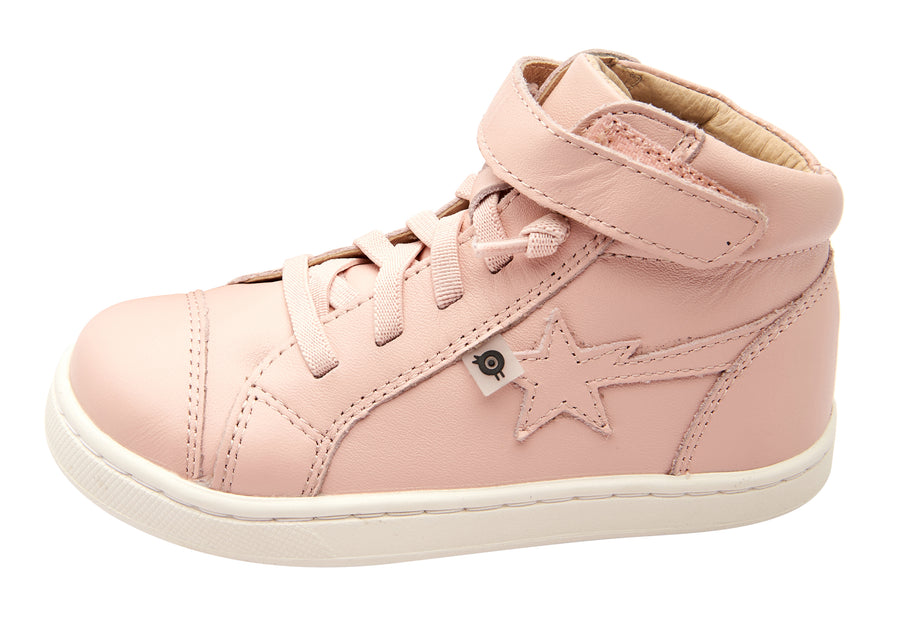 All in High Top Powder Pink Shoe