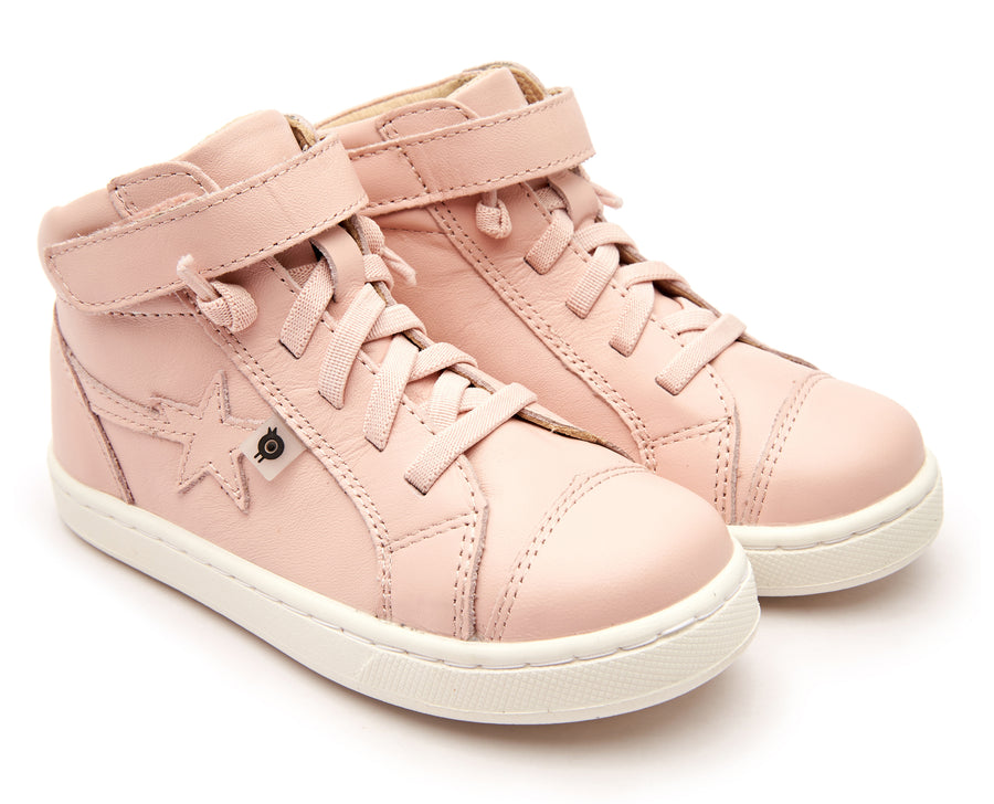 All in High Top Powder Pink Shoe