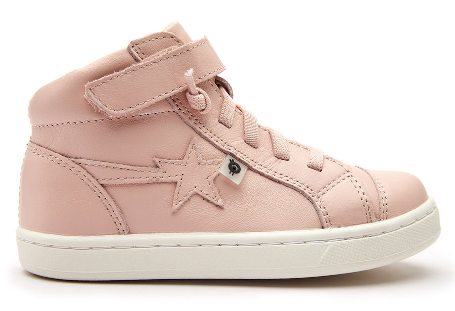 All in High Top Powder Pink Shoe