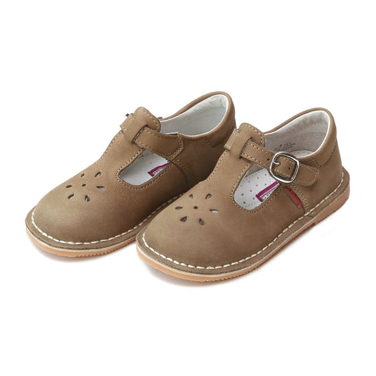 Joy Classic T-Strap Nubuck Khaki