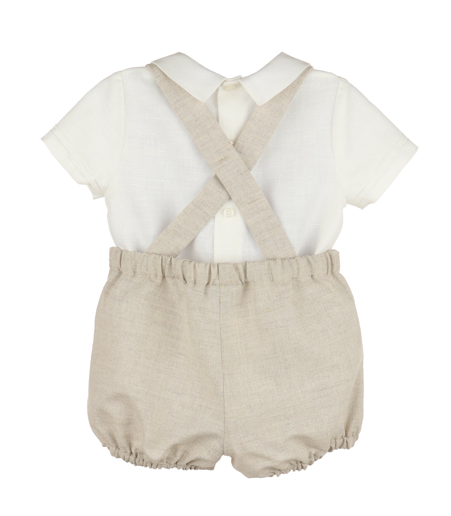 Lovers Linen Boy Set - Beige