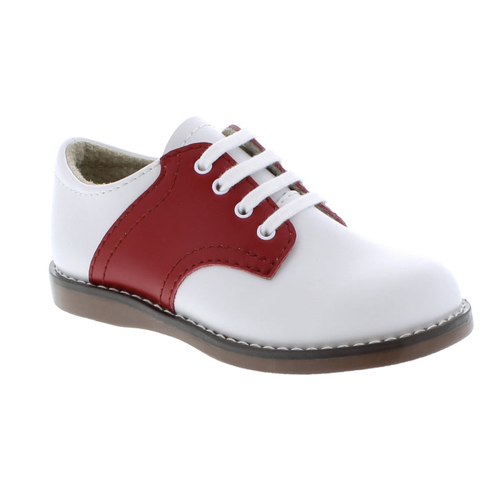 Cheer Saddle Shoe - White/Red