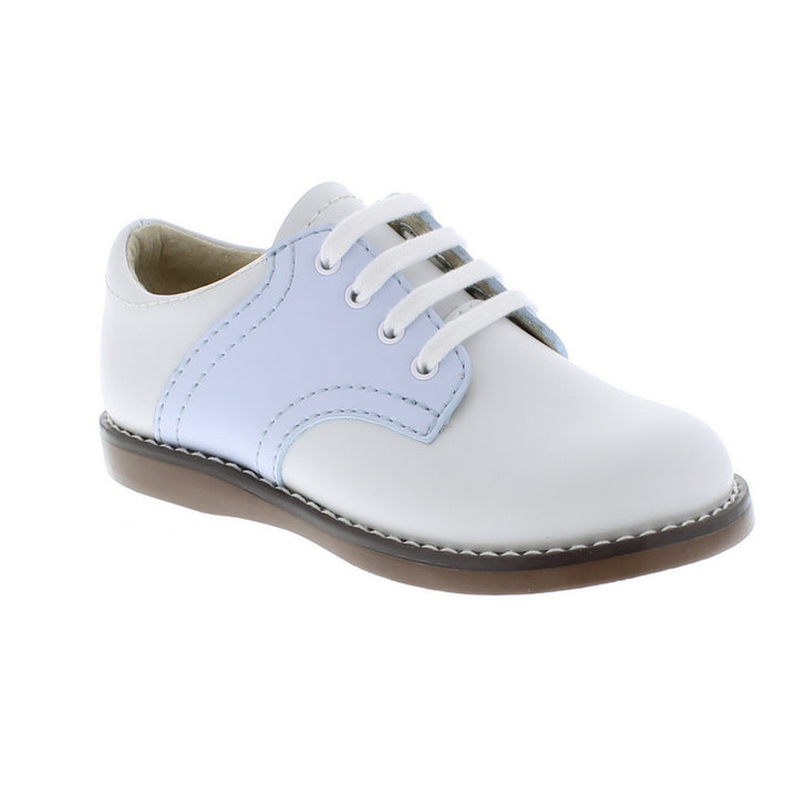 Cheer Saddle Shoe - White/Lt Blue