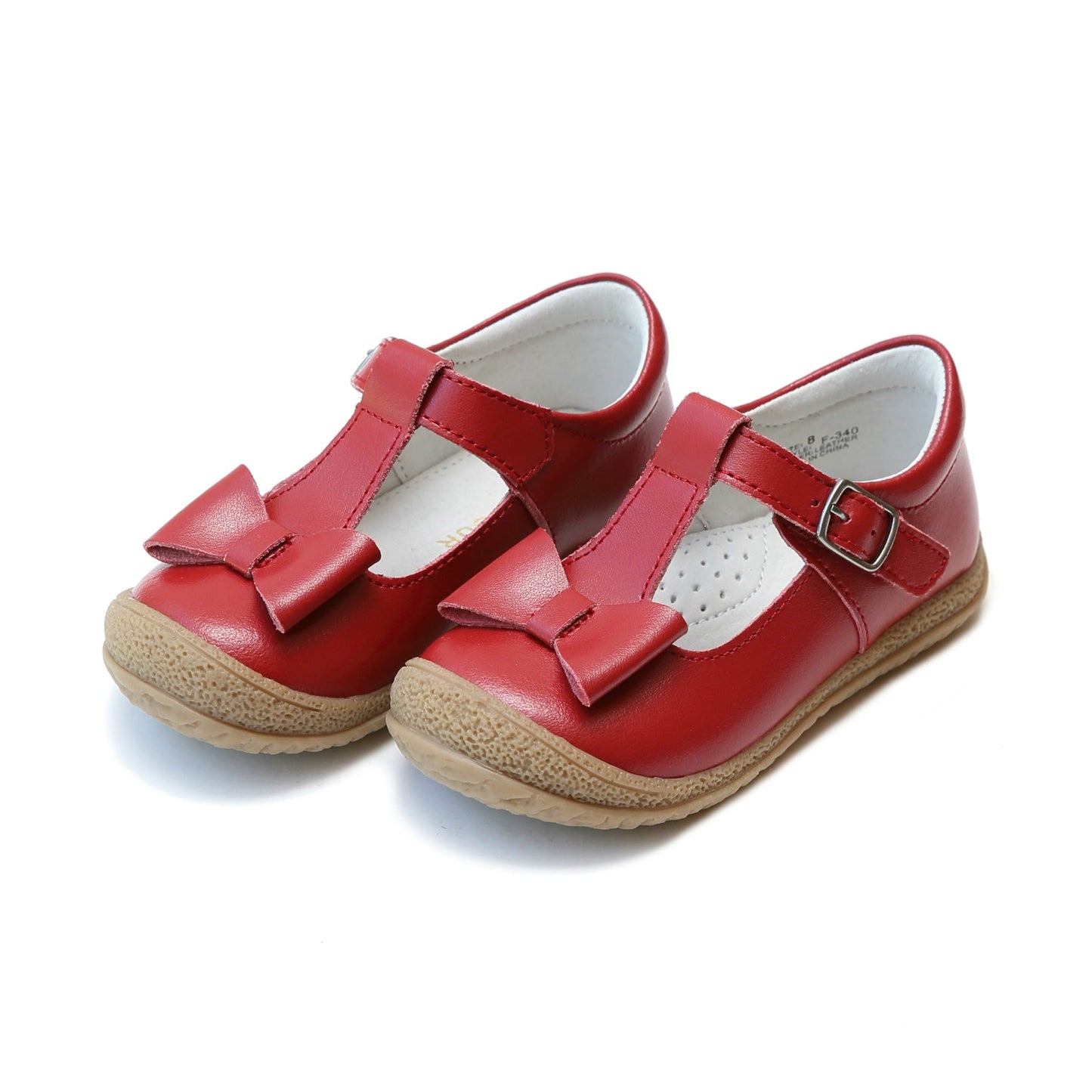 Emma Bow T-Strap Mary Jane - Red