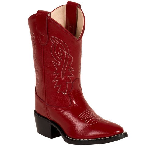 Red Cowboy Boot - Round Toe
