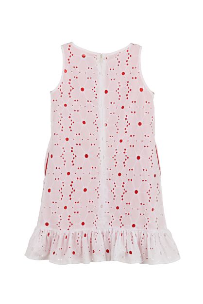 Madison White/Fucsia Dress