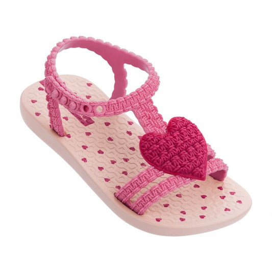 Pink Heart Baby Sandal