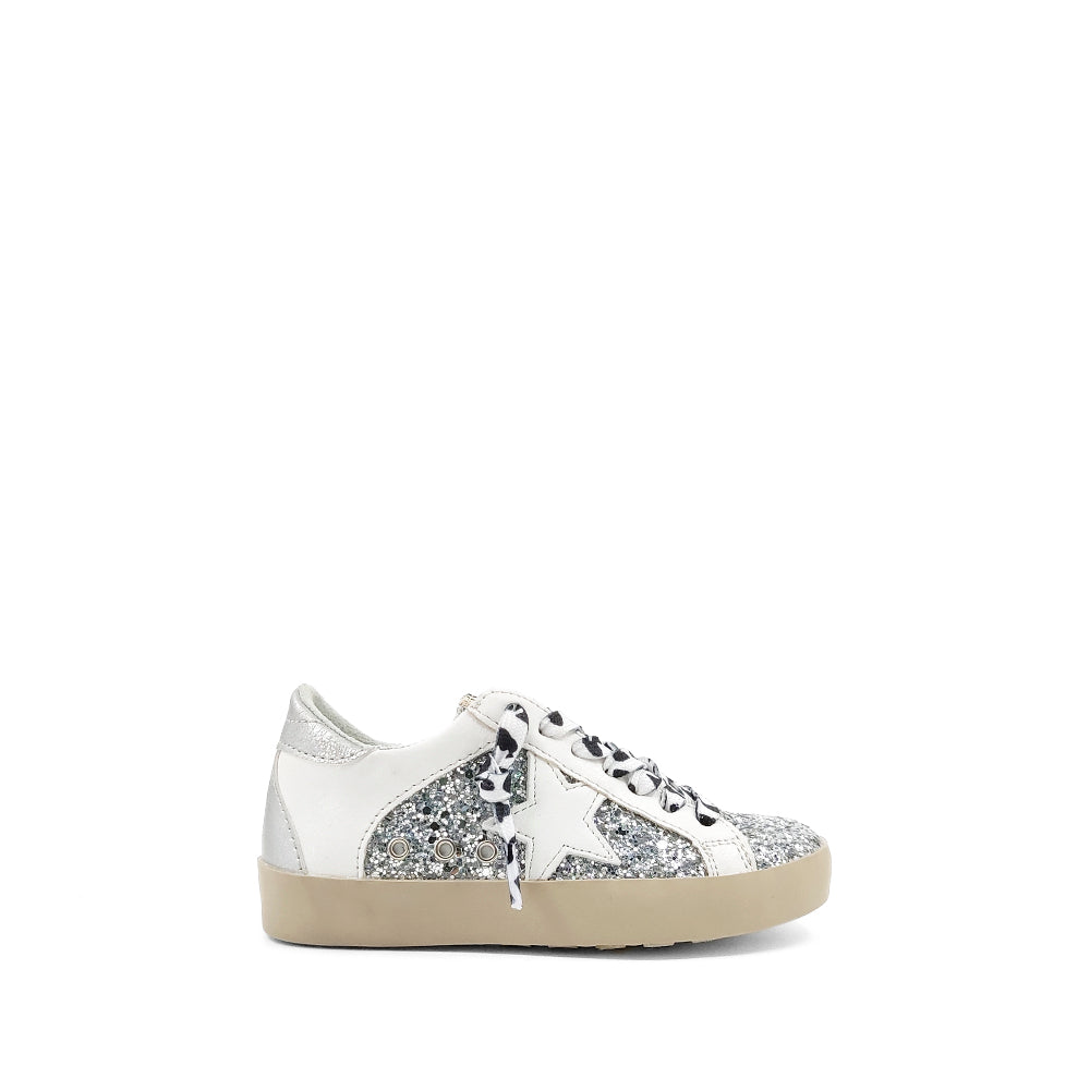 Paris Toddler Silver Sparkle Shoe