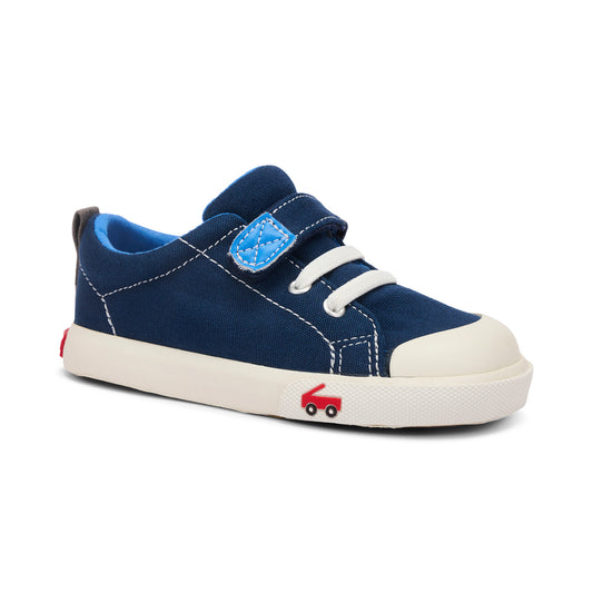 Stevie II Navy Canvas Shoe