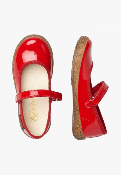 Pavia Mary Jane Shoe - Red