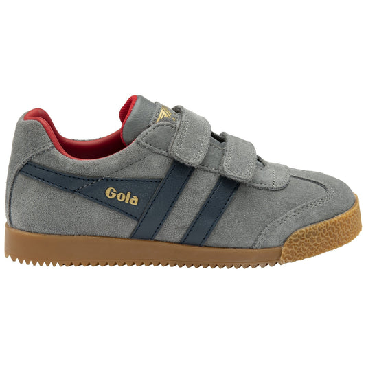 Gola Harrier Strap Ash/Navy/Deep Red Shoe