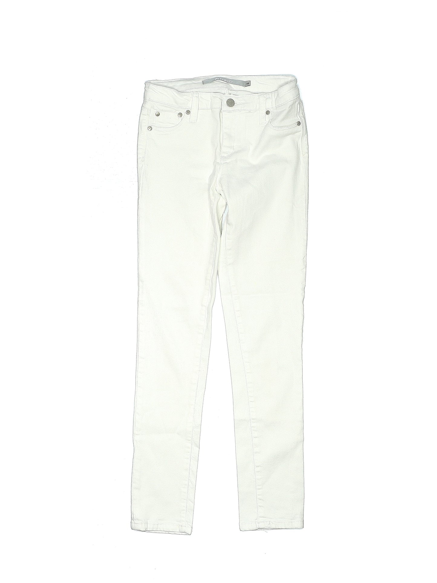 Diane Basic Mid Rise Skinny Jegging White